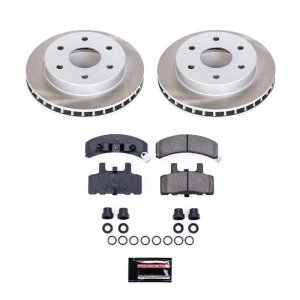 Buick Rainier Brake Kit - Front + Rear - PowerStop - Z17 Evolution Geomet Coated Rotors + Low-Dust Ceramic Pads - `04-`05