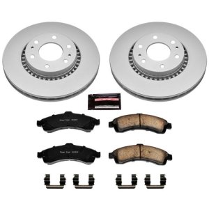 Buick Rainier Brake Kit - Front - PowerStop - Z17 Evolution Geomet Coated - `04-`05