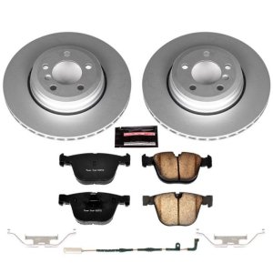 BMW 7 Series Brake Kit - Rear - PowerStop - Z23 Evolution Sport Coated Rotors + Carbon-Fiber Ceramic Pads - `02-`05