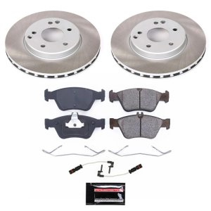 Acura MDX Brake Kit - Front + Rear - PowerStop - Z17 Evolution Geomet Coated Rotors + Low-Dust Ceramic Pads - `03-`06
