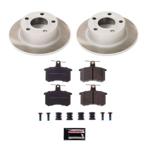 Acura RSX Brake Kit - Front + Rear - PowerStop - Z17 Evolution Geomet Coated - `02-`06