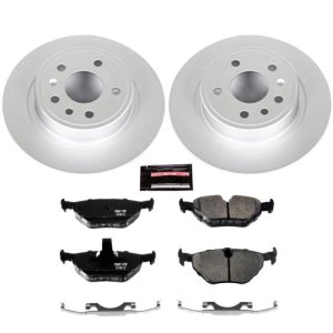 Saab 9-5 Brake Kit - Rear - PowerStop - Geomet Coated Rotors + Z23 Carbon-Fiber Ceramic Pads - `99-`10