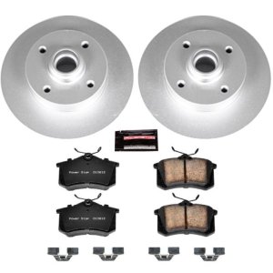 Volkswagen Cabrio Brake Kit - Rear - PowerStop - Z23 Evolution Sport Coated - `99-`02