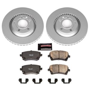 Audi S4 Brake Kit - Rear - PowerStop - Z23 Evolution Sport Coated - `04-`09