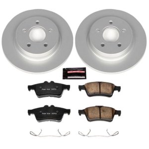 Volvo C30 Brake Kit - Rear - PowerStop - Z23 Evolution Coated - `08-`13