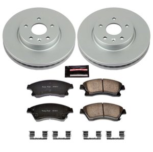 Chevrolet Cruze Brake Kit - Front - PowerStop - Z17 Evolution Geomet Coated Rotors + Ceramic Pads - `11-`15
