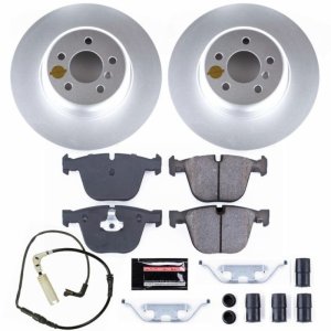 BMW 740i Brake Kit - Rear - PowerStop - Geomet Coated Rotors + Z23 Carbon-Fiber Ceramic Pads - `11-`15 BMW 740i Brake Kit - Rear - PowerStop - Geomet Coated Rotors + Z23 Carbon-Fiber Ceramic Pads - `11-`15