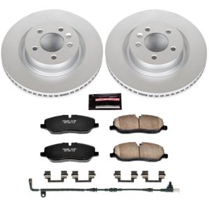 Land Rover Range Rover Sport Brake Pads + Rotors - Front - PowerStop - Z23 Evolution Sport, Geomet Coated Rotors + Carbon-Fiber Ceramic Pads - `06-`09 Land Rover Range Rover Sport Brake Pads + Rotors - Front - PowerStop - Z23 Evolution Sport, Geomet Coated Rotors + Carbon-Fiber Ceramic Pads - `06-`09