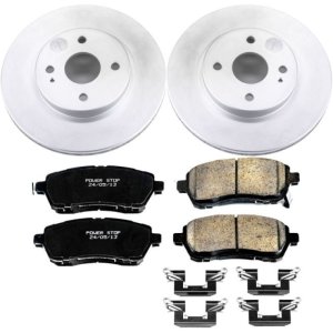 Mazda 2 Brake Kit - Front - PowerStop - Z17 Evolution Geomet Coated + Low-Dust Ceramic Pads - `11-`14