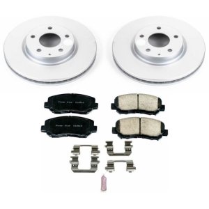 Mazda CX-5 Brake Kit - Front - PowerStop - Z17 Evolution Geomet Coated Rotors + Ceramic Pads - `13-`15