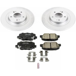 Mitsubishi Outlander Sport Brake Kit - Rear - PowerStop - Z17 Evolution Geomet Coated Rotors + Ceramic Pads - `13-`20 Mitsubishi Outlander Sport Brake Kit - Rear - PowerStop - Z17 Evolution Geomet Coated Rotors + Ceramic Pads - `13-`20