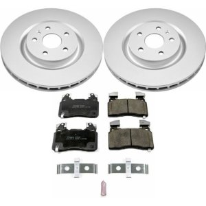 Chevrolet SS Brake Kit - Front - PowerStop - Z17 Evolution Geomet Coated Rotors + Ceramic Pads - `14-`17