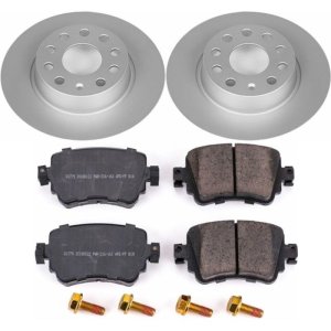 Volkswagen Golf Brake Kit - Rear - PowerStop - Z23 Evolution Sport Geomet Coated Rotors + Carbon-Fiber Ceramic Pads - `15-`18 Volkswagen Golf Brake Kit - Rear - PowerStop - Z23 Evolution Sport Geomet Coated Rotors + Carbon-Fiber Ceramic Pads - `15-`18
