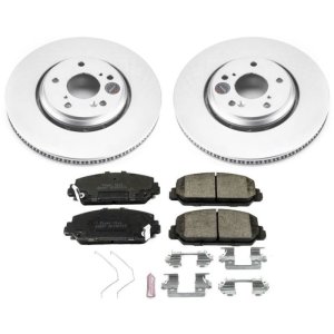 Acura ILX Brake Kit - Front - PowerStop - Z17 Evolution Geomet Coated - `17-`18