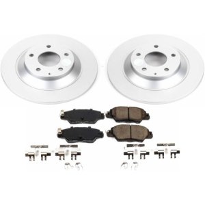 Mazda CX-5 Brake Kit - Rear - PowerStop - Z17 Evolution Geomet Coated Rotors + Ceramic Pads - `16-`18