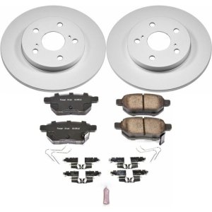 Scion iM Brake Kit - Rear - PowerStop - Z17 Evolution Geomet Coated Rotors + Low-Dust Ceramic Pads - 2016