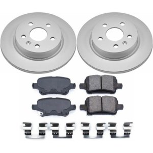 Chevrolet Cruze Brake Kit - Rear - PowerStop - Z17 Evolution Geomet Coated Rotors + Z17 Low-Dust Ceramic Pads - 2016