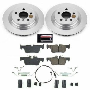 BMW X2 Brake Kit - Rear - PowerStop - Geomet Coated Rotors + Carbon-Fiber Ceramic Pads - `18-`21 BMW X2 Brake Kit - Rear - PowerStop - Geomet Coated Rotors + Carbon-Fiber Ceramic Pads - `18-`21