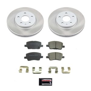 Ford F-350 Super Duty Brake Kit - Front + Rear - PowerStop - Geomet Coated Rotors + Z17 Ceramic Pads - 2016