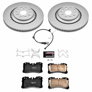 Lexus LS500 Brake Kit - Front - PowerStop - Z17 Evolution Geomet Coated Rotors + Z17 Low-Dust Ceramic Pads - `18-`19