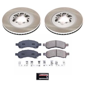 Audi A6 Quattro Brake Kit - Front + Rear - PowerStop - Geomet High-Carbon Coated Rotors + Z23 Carbon-Fiber Ceramic Pads - `02-`04