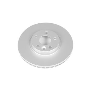 Volvo V60 Brake Rotor (1) - Front - PowerStop - Evolution High Carbon GEOMET 360 Fully Coated - Silver - `15-`18