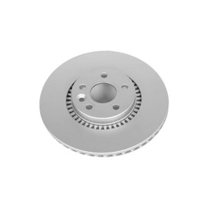 Volvo XC70 Brake Rotor (1) - Front - PowerStop - Evolution Coated, High Carbon, GEOMET 360 - Silver - `08-`16