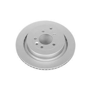 Land Rover LR3 Brake Rotor (1) - Rear - PowerStop - Evolution High Carbon GEOMET 360 Fully Coated - Silver - `05-`09