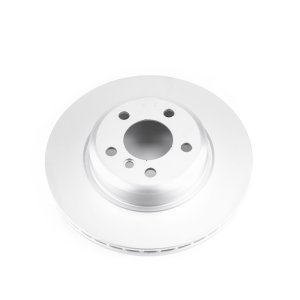 BMW 6 Series Brake Rotor (1) - Front - PowerStop - Evolution High Carbon Geomet Coated - Silver - 2017