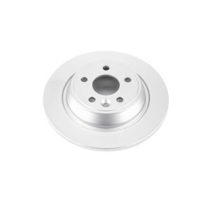 Land Rover Range Rover Evoque Brake Rotor (1) - Rear - PowerStop - Evolution High Carbon GEOMET 360 Coated - Silver - `12-`15