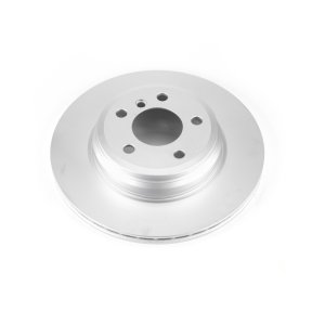 BMW 4 Series Brake Rotor (1) - Rear - PowerStop - Evolution High Carbon Geomet Coated - Silver - 2016