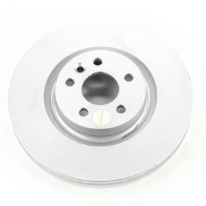 Land Rover Range Rover Evoque Brake Rotor (1) - Front - PowerStop - Evolution Coated, High Carbon, GEOMET 360 - Silver - `16-`19