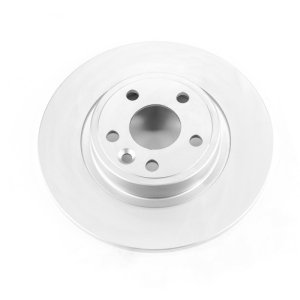 Land Rover Discovery Sport Brake Rotor (1) - Rear - PowerStop - Evolution High Carbon GEOMET 360 Coated - Silver - `15-`19