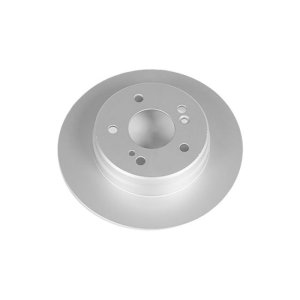 Chrysler Crossfire Brake Rotor (1) - Rear - PowerStop - Evolution High Carbon Geomet Coated - Silver - `04-`08