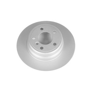 BMW X5 Brake Rotor (1) - Rear - PowerStop - High Carbon Geomet Coated - Silver - `00-`06