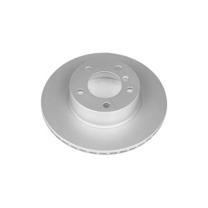 BMW 3 Series Brake Rotor (1) - Front - PowerStop - Evolution High Carbon Geomet Coated - Silver - 2006 BMW 3 Series Brake Rotor (1) - Front - PowerStop - Evolution High Carbon Geomet Coated - Silver - 2006