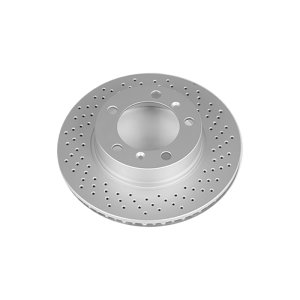 Porsche Boxster Brake Rotor (1) - Front Right - PowerStop - Evolution High Carbon Geomet Coated - `05-`08