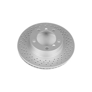 Porsche Boxster Brake Rotor (1) - Front Left - PowerStop - Evolution High Carbon Geomet Coated - `05-`08