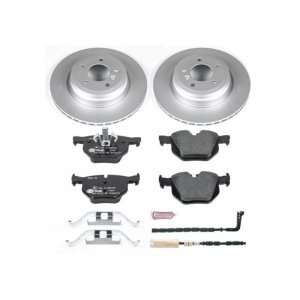 BMW 335i Brake Kit - Rear - PowerStop - Genuine Geomet Coated Rotors + ECE-R90 Certified Pads - `07-`10 BMW 335i Brake Kit - Rear - PowerStop - Genuine Geomet Coated Rotors + ECE-R90 Certified Pads - `07-`10