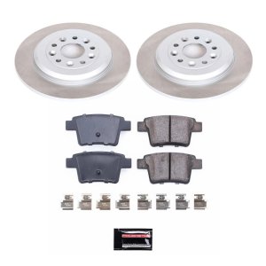 BMW Z4 Brake Kit - Front + Rear - PowerStop - High-Carbon Coated Rotors + ECE-R90 Brake Pads - `03-`05