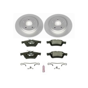Volvo C30 Brake Kit - Rear - PowerStop - GEOMET Coated Rotors + ECE-R90 Certified Pads - `08-`13