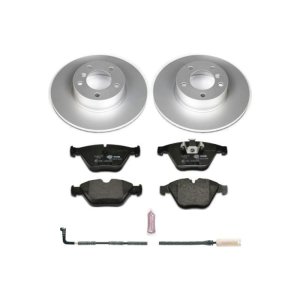 BMW 3 Series Brake Kit - Front - PowerStop - Genuine Geomet Coated Rotors + ECE-R90 Certified Pads - `09-`10 BMW 3 Series Brake Kit - Front - PowerStop - Genuine Geomet Coated Rotors + ECE-R90 Certified Pads - `09-`10