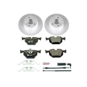 BMW X5 Brake Kit - Rear - PowerStop - Genuine Geomet Coated Rotors + ECE-R90 Brake Pads - `00-`06