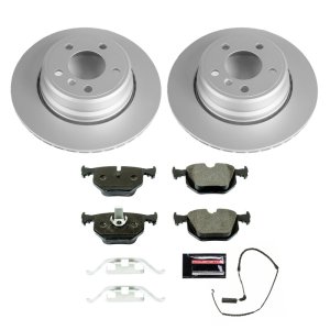 BMW X5 Brake Kit - Rear - PowerStop - Euro-Stop Rotors + ECE-R90 Pads - `02-`06