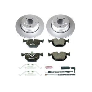 BMW X5 Brake Kit - Rear - PowerStop - Euro-Stop Rotors + ECE-R90 Pads - `02-`06