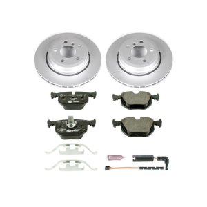 BMW X3 Brake Kit - Rear - PowerStop - Genuine Geomet Coated Rotors + ECE-R90 Brake Pads - `04-`10 BMW X3 Brake Kit - Rear - PowerStop - Genuine Geomet Coated Rotors + ECE-R90 Brake Pads - `04-`10