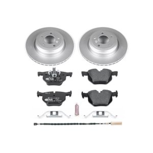 BMW 3 Series Brake Kit - Rear - PowerStop - Genuine Geomet Coated Rotors + ECE-R90 Brake Pads - 2011 BMW 3 Series Brake Kit - Rear - PowerStop - Genuine Geomet Coated Rotors + ECE-R90 Brake Pads - 2011