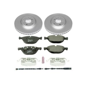 BMW X5 Brake Kit - Front - PowerStop - Euro-Stop Genuine Geomet Coated Rotors + ECE-R90 Certified Pads - `11-`18