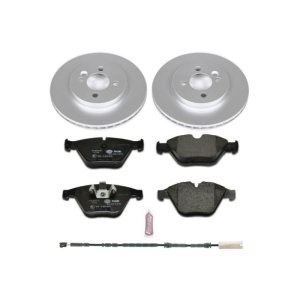 BMW 3 Series Brake Kit - Front - PowerStop - Genuine Geomet Coated Rotors + ECE-R90 Certified Pads + Hardware + Pad Sensors - `11-`13 BMW 3 Series Brake Kit - Front - PowerStop - Genuine Geomet Coated Rotors + ECE-R90 Certified Pads + Hardware + Pad Sensors - `11-`13