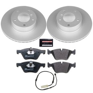 BMW 1 Series Brake Kit - Front - PowerStop - Genuine Geomet Coated Rotors + ECE-R90 Certified Pads - `10-`13 BMW 1 Series Brake Kit - Front - PowerStop - Genuine Geomet Coated Rotors + ECE-R90 Certified Pads - `10-`13